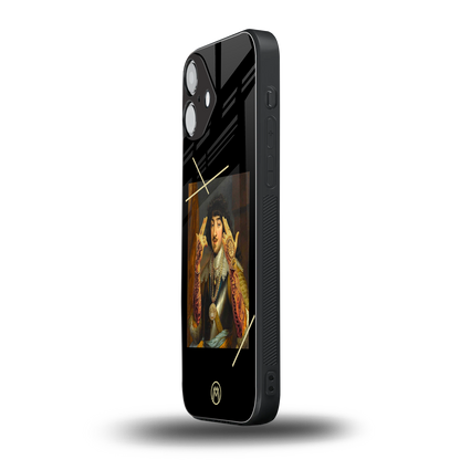 dope napoleon back phone cover | glass case for iphone 16 plus