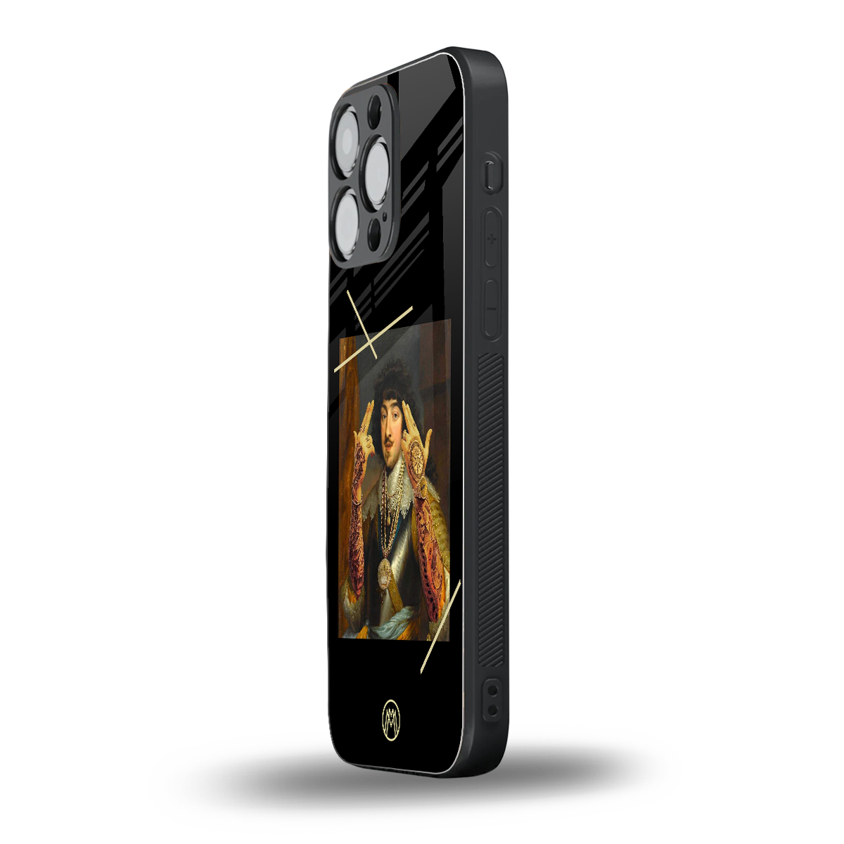 dope napoleon back phone cover | glass case for iphone 16 pro max