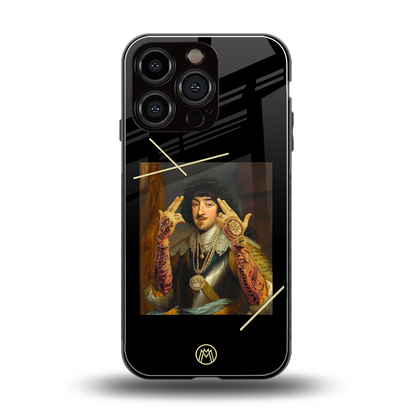 dope napoleon back phone cover | glass case for iphone 16 pro
