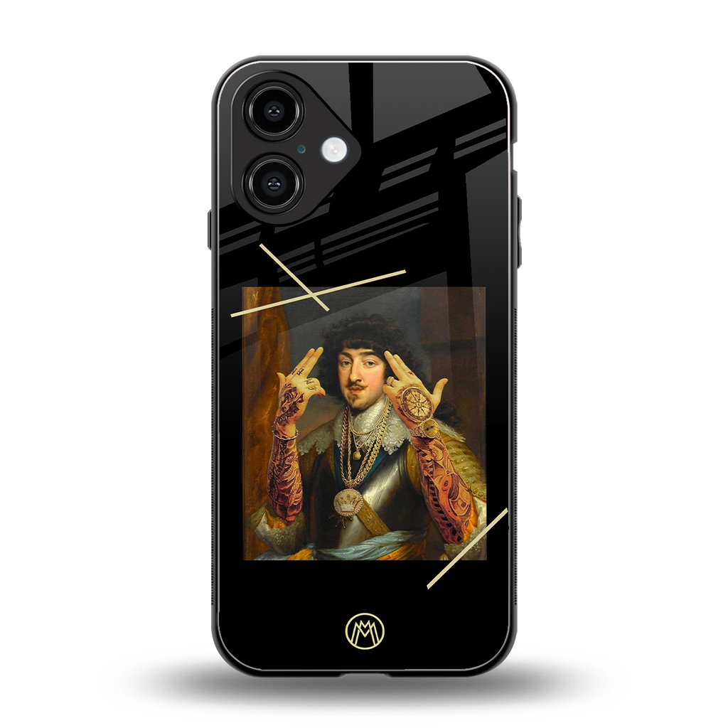 dope napoleon back phone cover | glass case for iphone 16