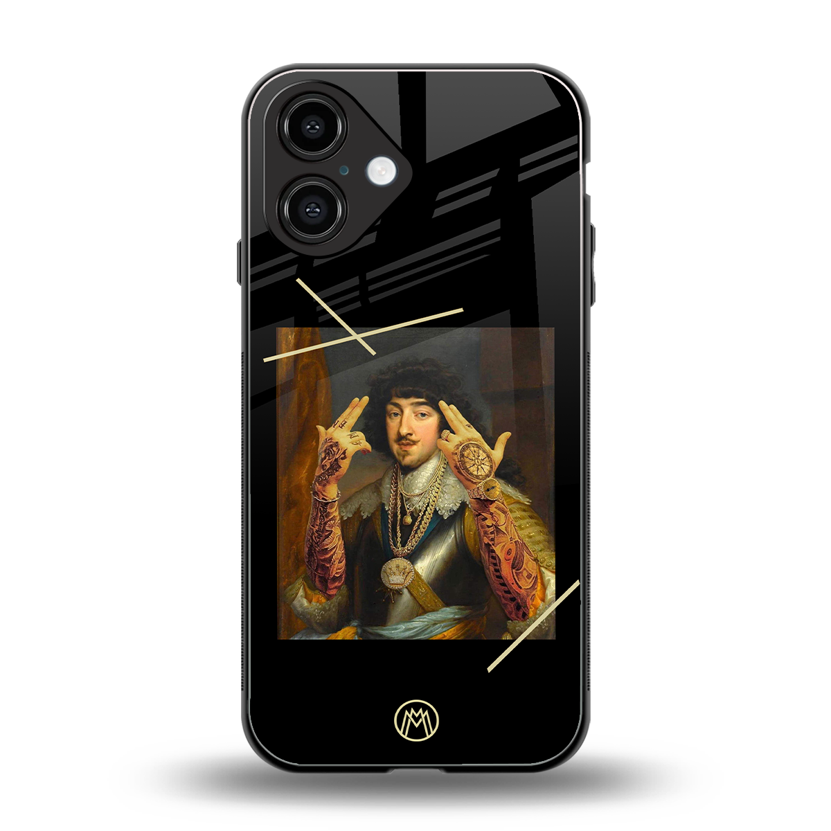 dope napoleon back phone cover | glass case for iphone 16