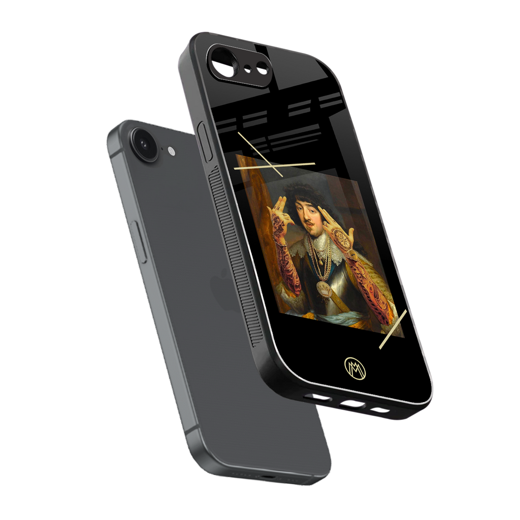 dope napoleon back phone cover | glass case for iphone 16e