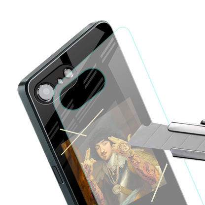 dope napoleon back phone cover | glass case for iphone 16e