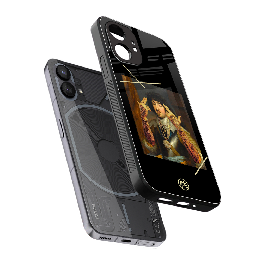dope napoleon back phone cover | glass case for nothing phone 1