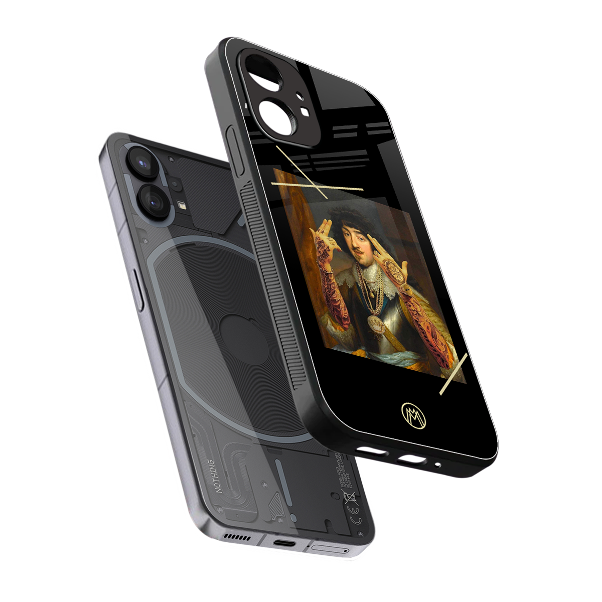 dope napoleon back phone cover | glass case for nothing phone 1