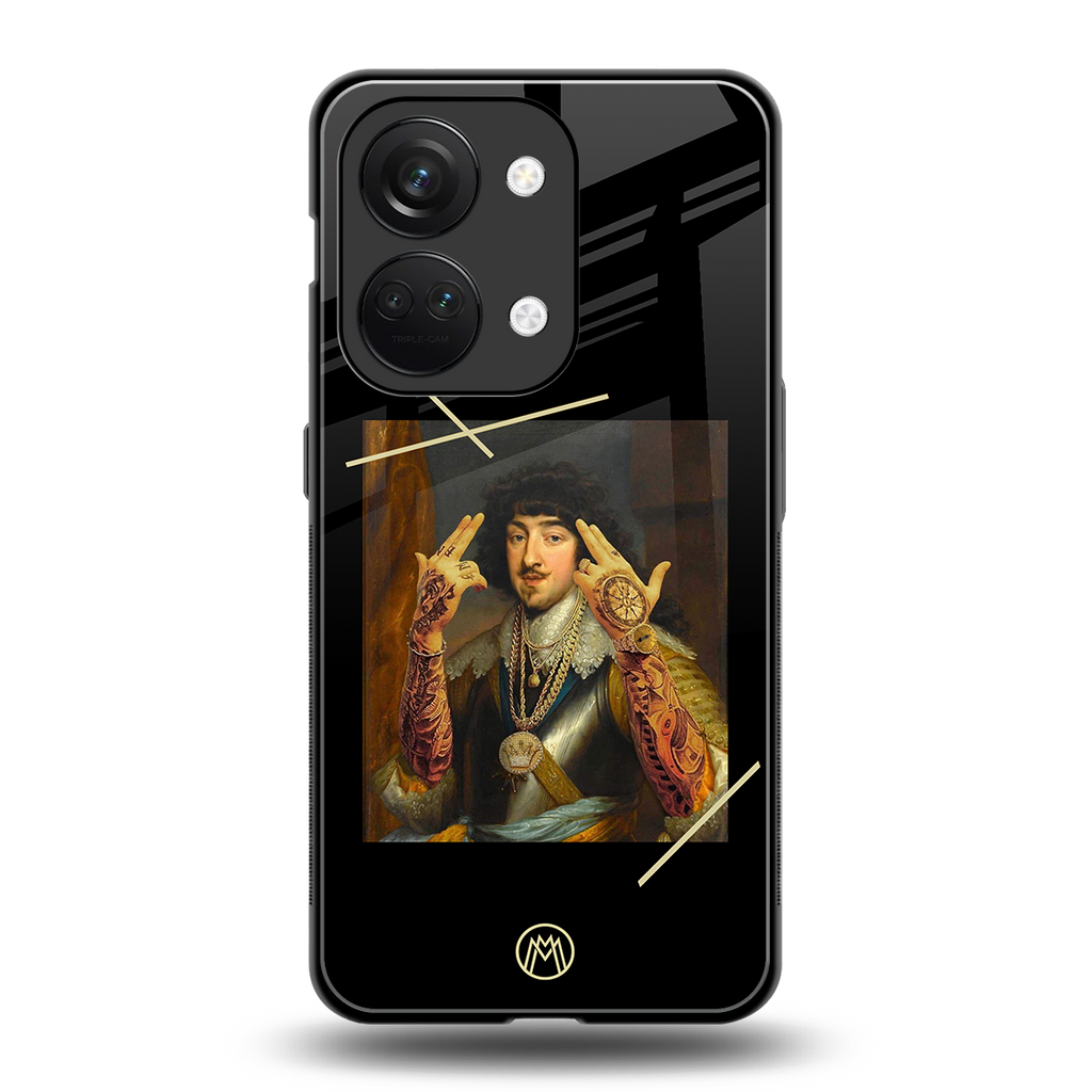 dope napoleon back phone cover | glass case for oneplus nord 3