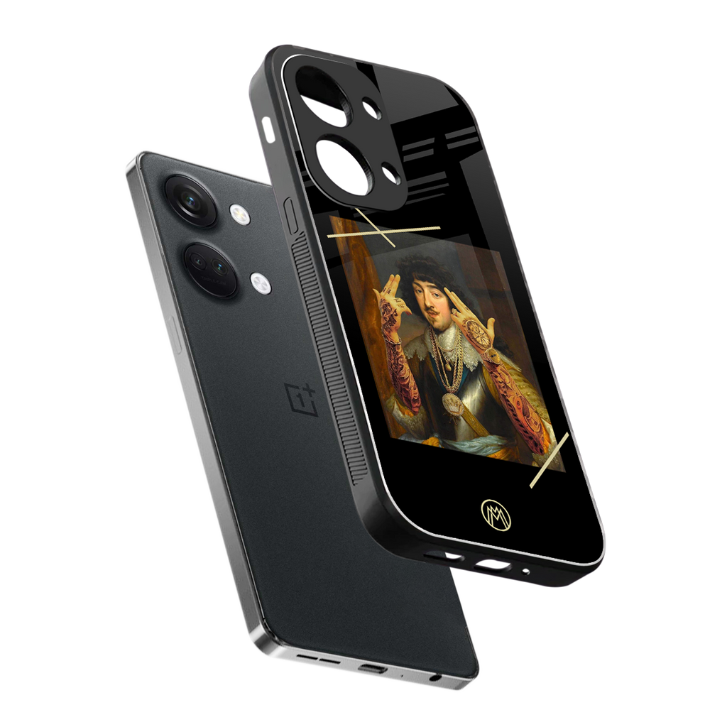 dope napoleon back phone cover | glass case for oneplus nord 3