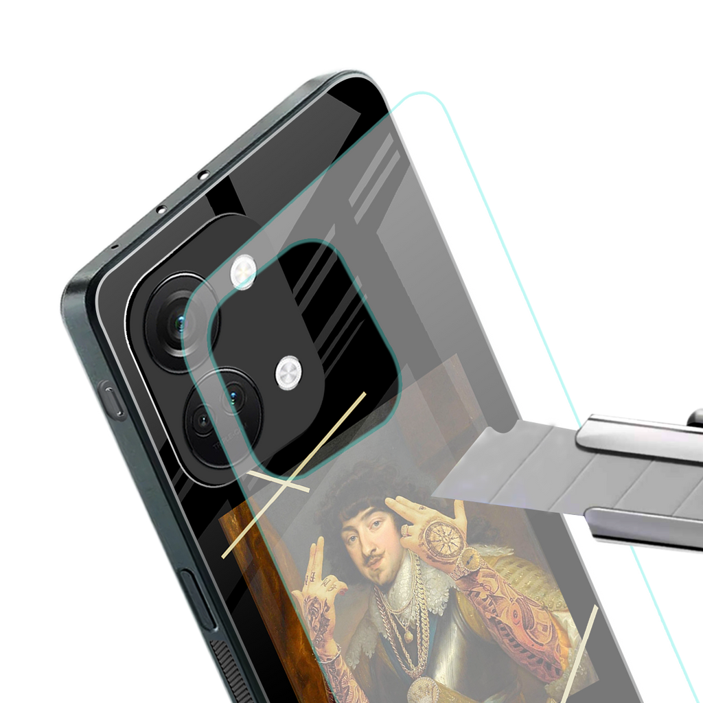 dope napoleon back phone cover | glass case for oneplus nord 3