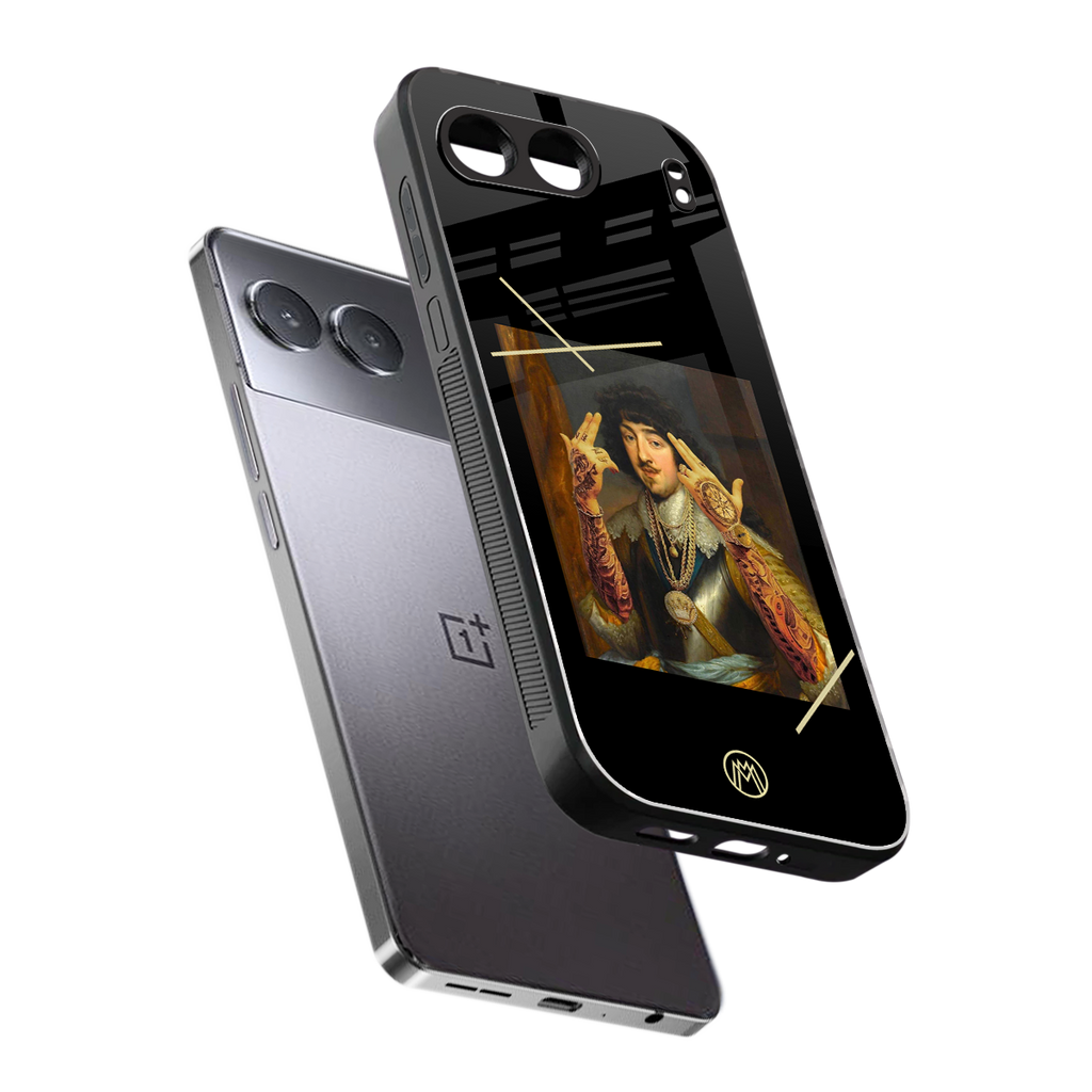dope napoleon back phone cover | glass case for oneplus nord 4