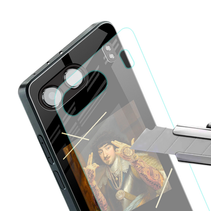dope napoleon back phone cover | glass case for oneplus nord 4