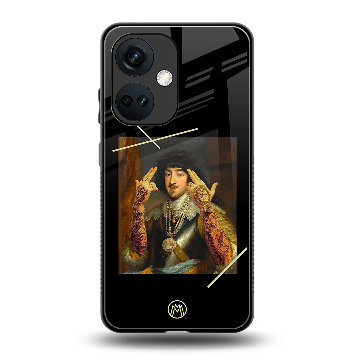 dope napoleon back phone cover | glass case for oneplus nord ce 3