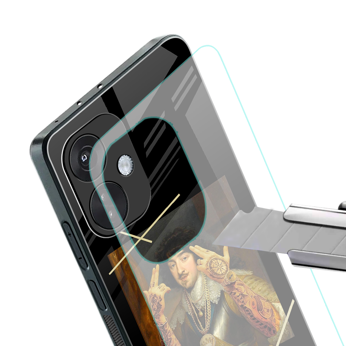 dope napoleon back phone cover | glass case for oneplus nord ce 3