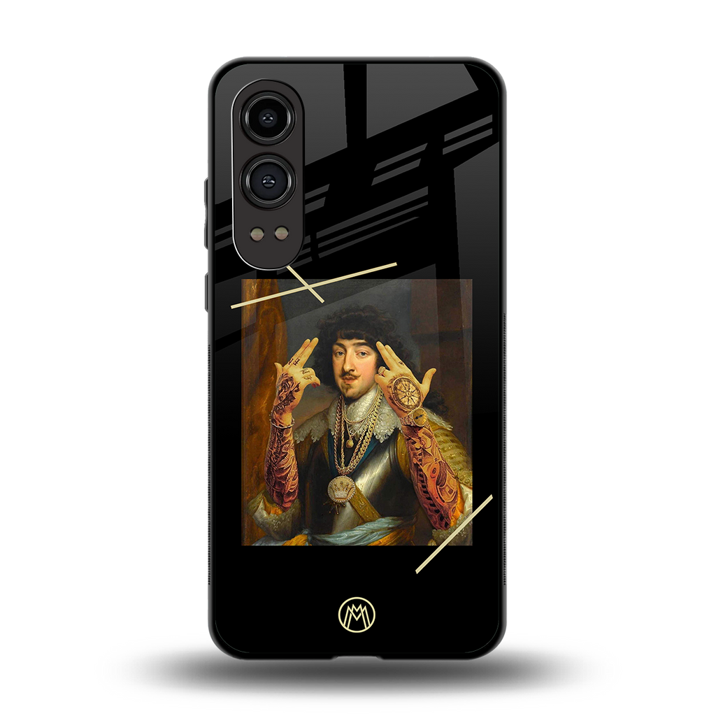 dope napoleon back phone cover | glass case for oneplus nord ce 4 lite
