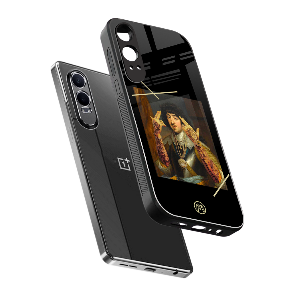 dope napoleon back phone cover | glass case for oneplus nord ce 4 lite