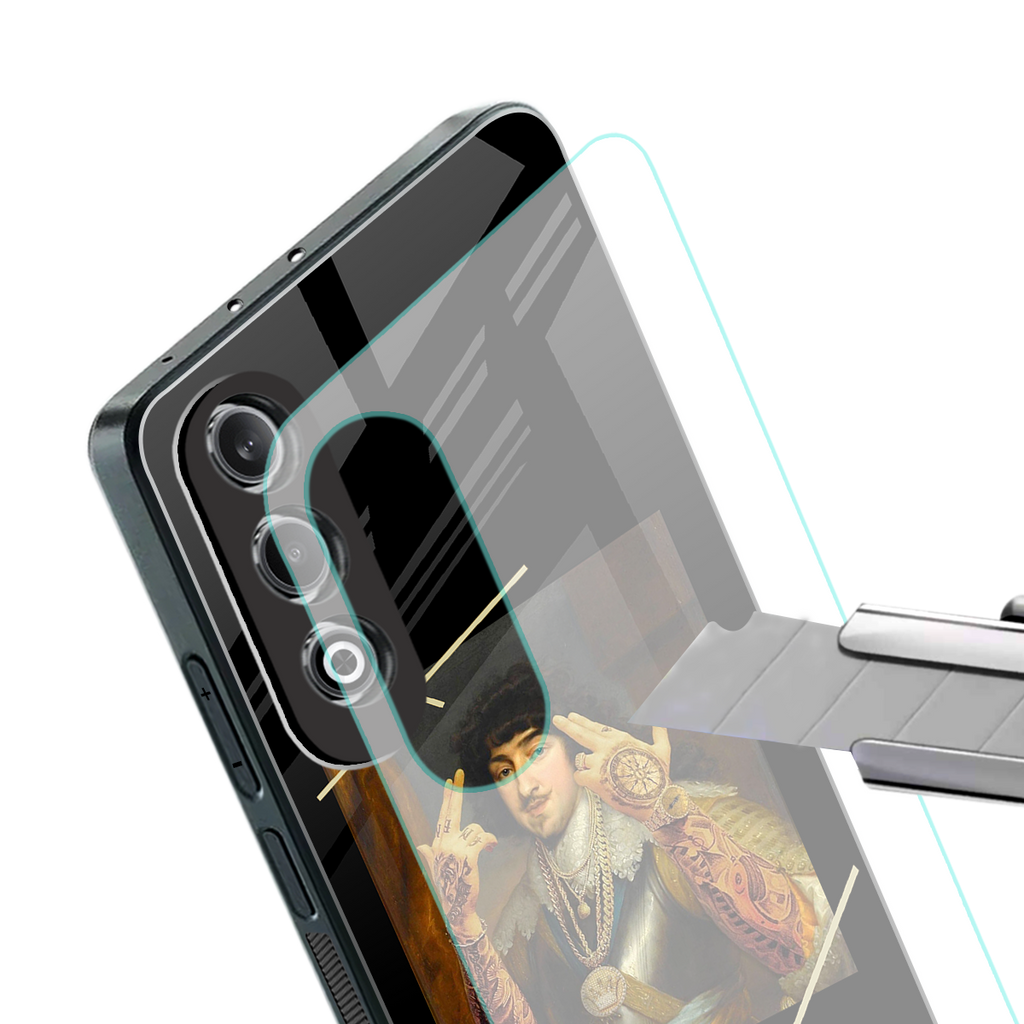 dope napoleon back phone cover | glass case for oneplus nord ce 4