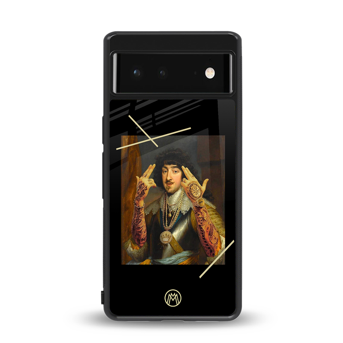 dope napoleon back phone cover | glass case for google pixel 6