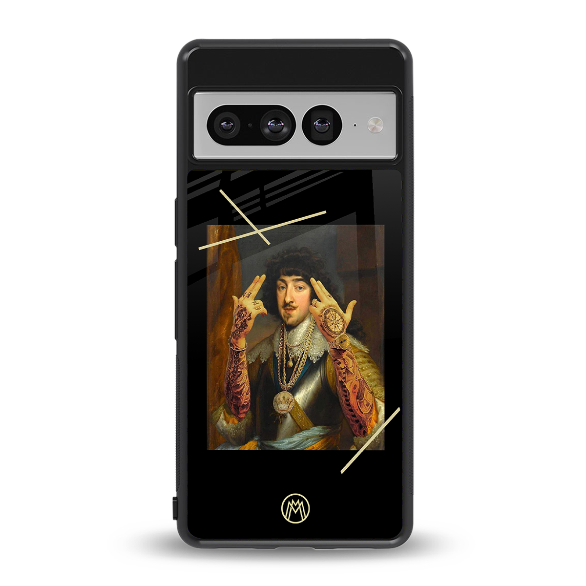 dope napoleon back phone cover | glass case for google pixel 7 pro