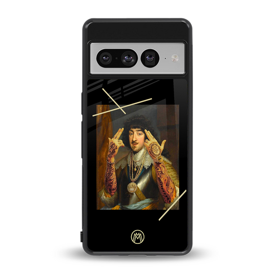 dope napoleon back phone cover | glass case for google pixel 7 pro
