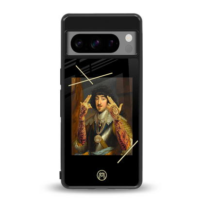 dope napoleon back phone cover | glass case for google pixel 8 pro