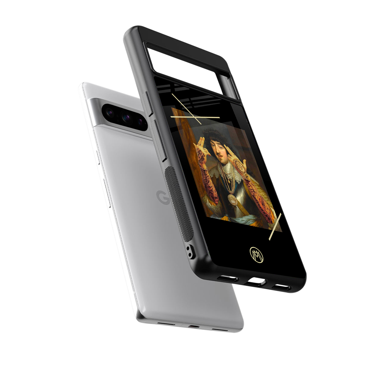 dope napoleon back phone cover | glass case for google pixel 8 pro