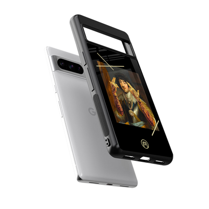 dope napoleon back phone cover | glass case for google pixel 8 pro