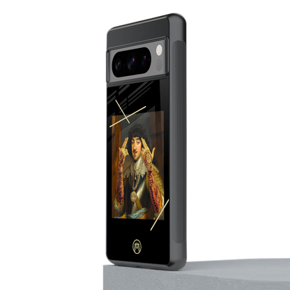 dope napoleon back phone cover | glass case for google pixel 8 pro