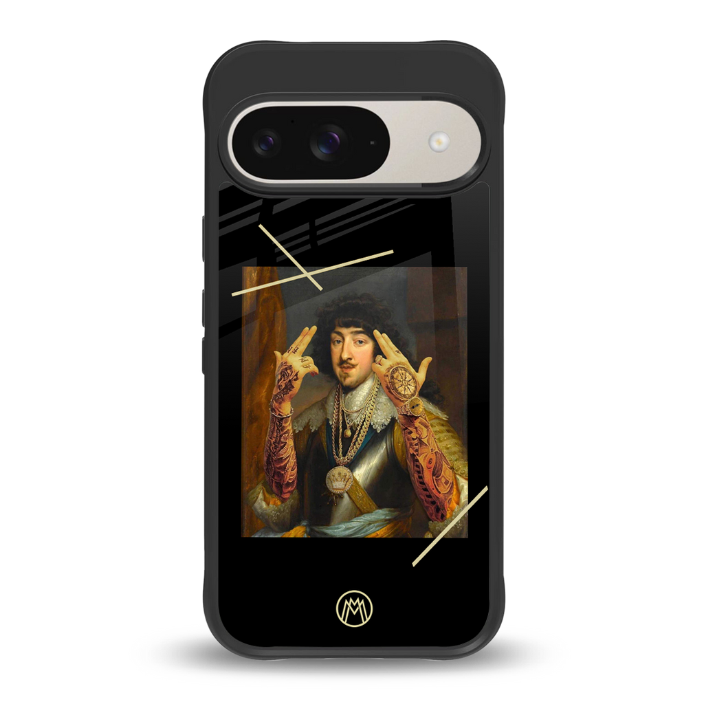 dope napoleon back phone cover | glass case for google pixel 9