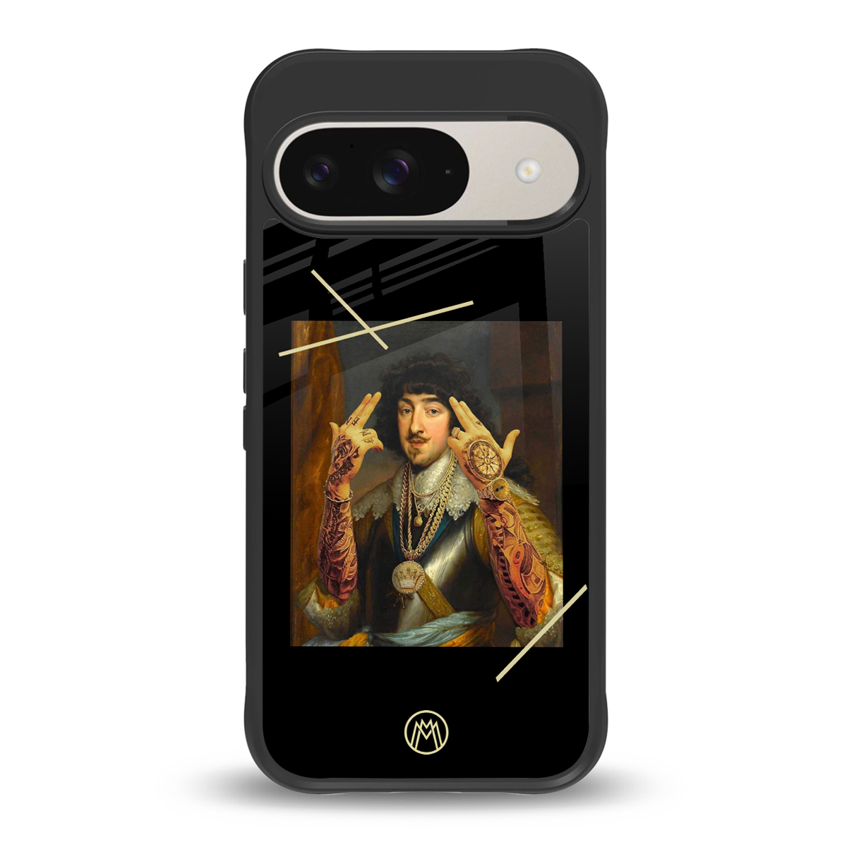 dope napoleon back phone cover | glass case for google pixel 9