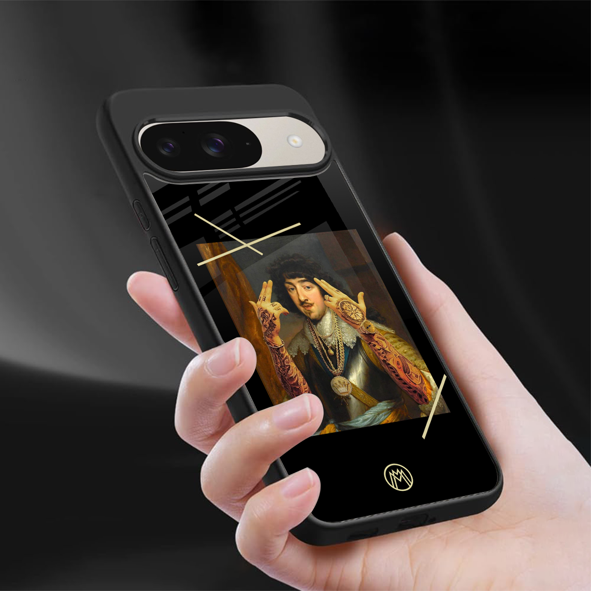 dope napoleon back phone cover | glass case for google pixel 9