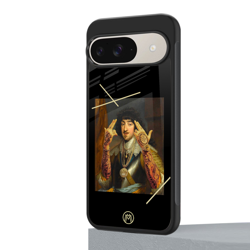 dope napoleon back phone cover | glass case for google pixel 9