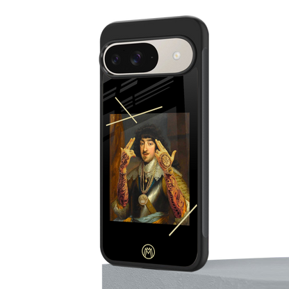 dope napoleon back phone cover | glass case for google pixel 9