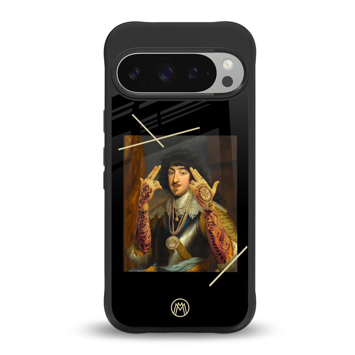 dope napoleon back phone cover | glass case for google pixel 9 pro xl