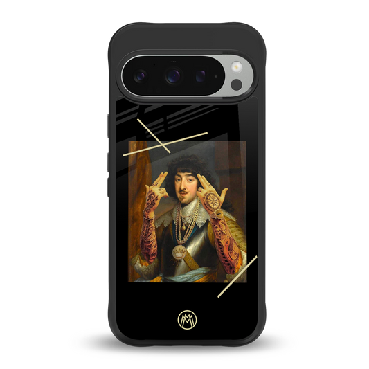 dope napoleon back phone cover | glass case for google pixel 9 pro xl