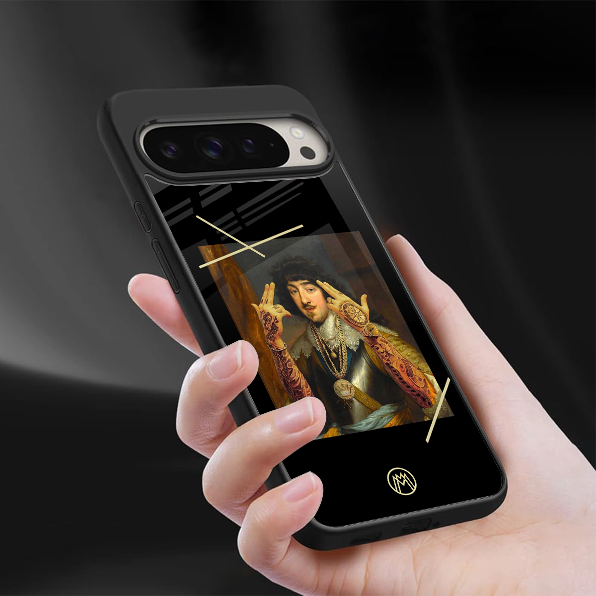 dope napoleon back phone cover | glass case for google pixel 9 pro xl