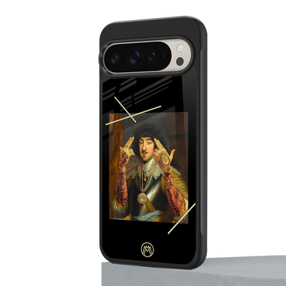 dope napoleon back phone cover | glass case for google pixel 9 pro