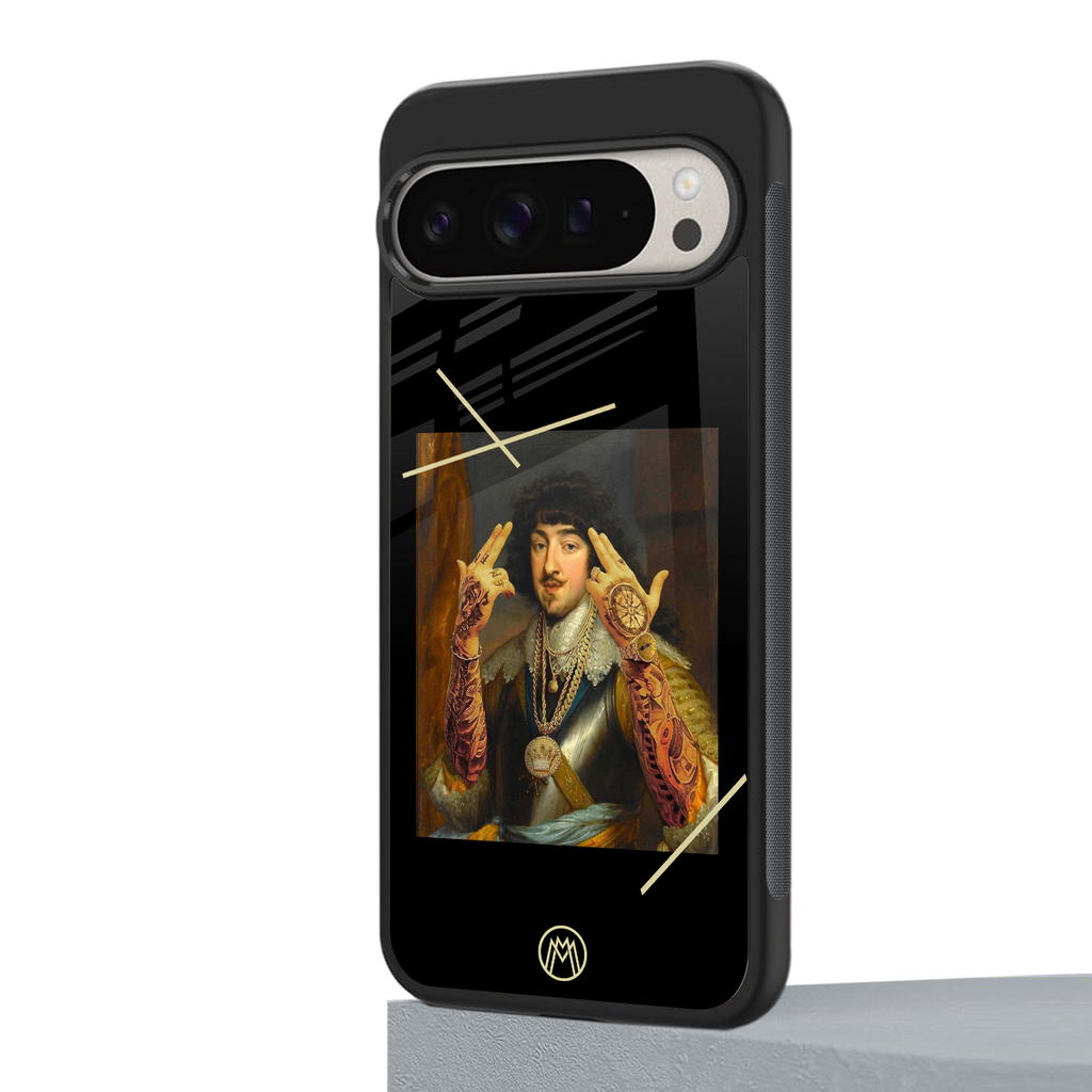 dope napoleon back phone cover | glass case for google pixel 9 pro xl
