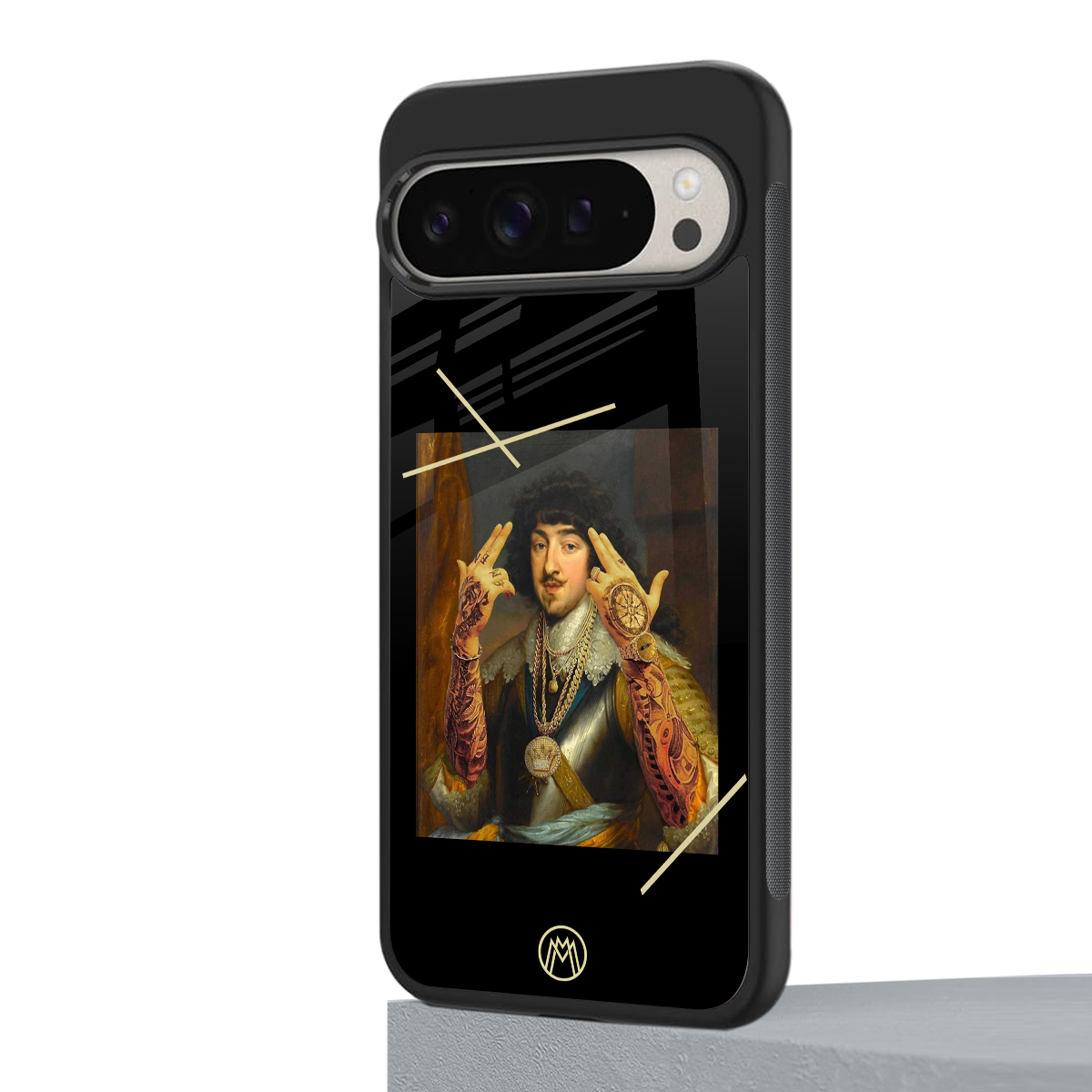 dope napoleon back phone cover | glass case for google pixel 9 pro xl