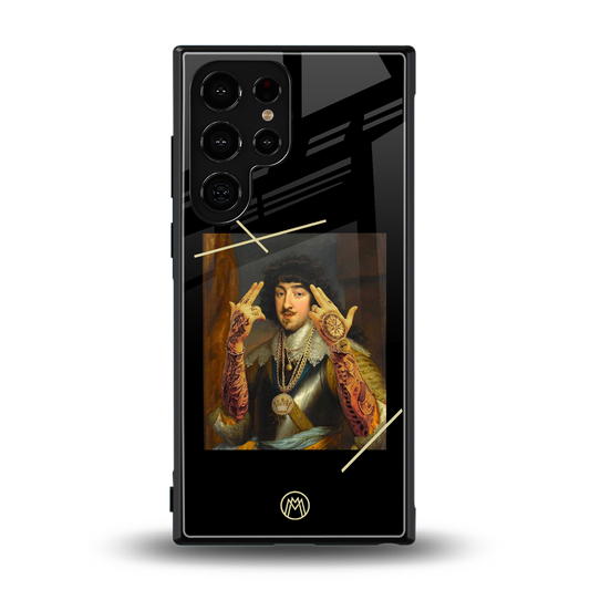 dope napoleon back phone cover | glass case for samsung galaxy s24 ultra