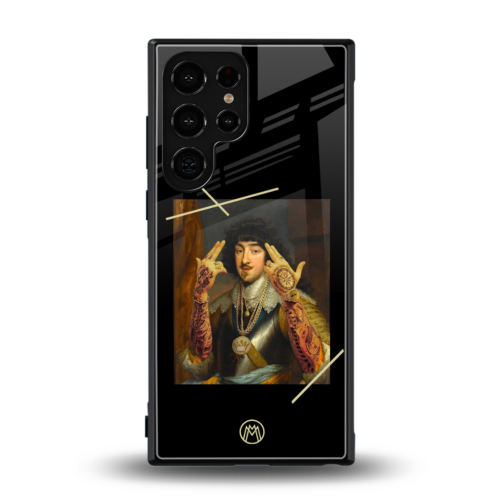 dope napoleon back phone cover | glass case for samsung galaxy s23 ultra