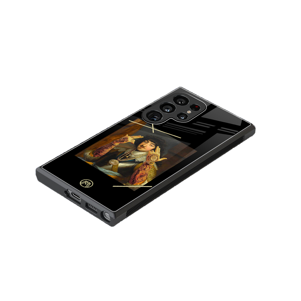 dope napoleon back phone cover | glass case for samsung galaxy s23 ultra