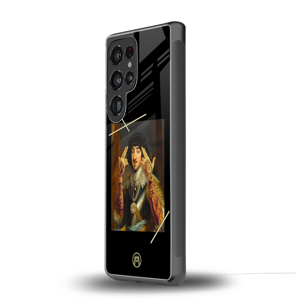 dope napoleon back phone cover | glass case for samsung galaxy s25 ultra