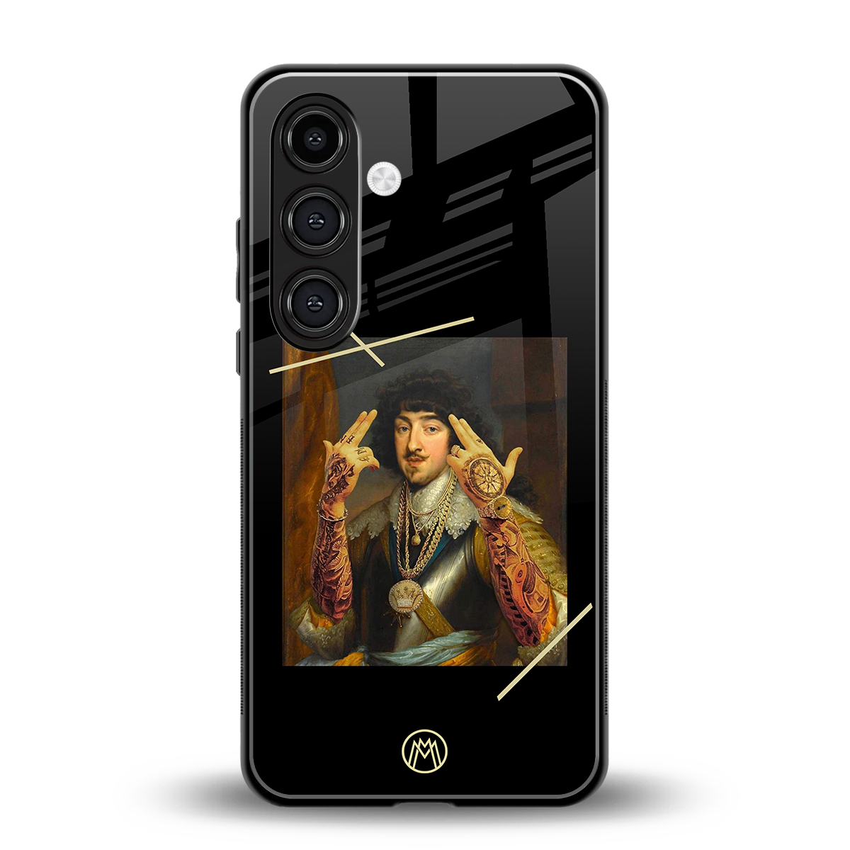dope napoleon back phone cover | glass case for samsung galaxy s24 plus