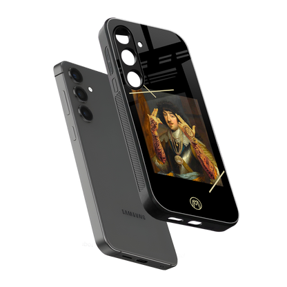 dope napoleon back phone cover | glass case for samsung galaxy s24 plus