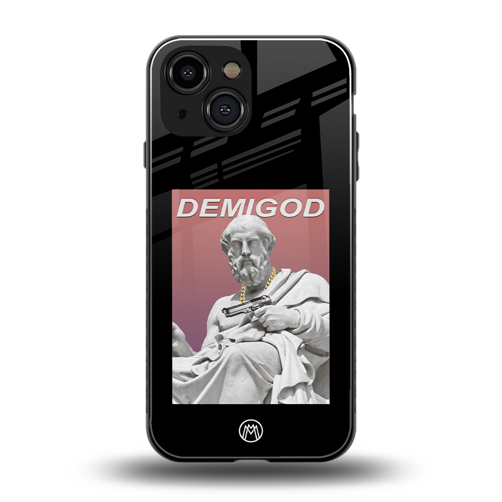 dope socerates back phone cover | glass case for iphone 13 mini