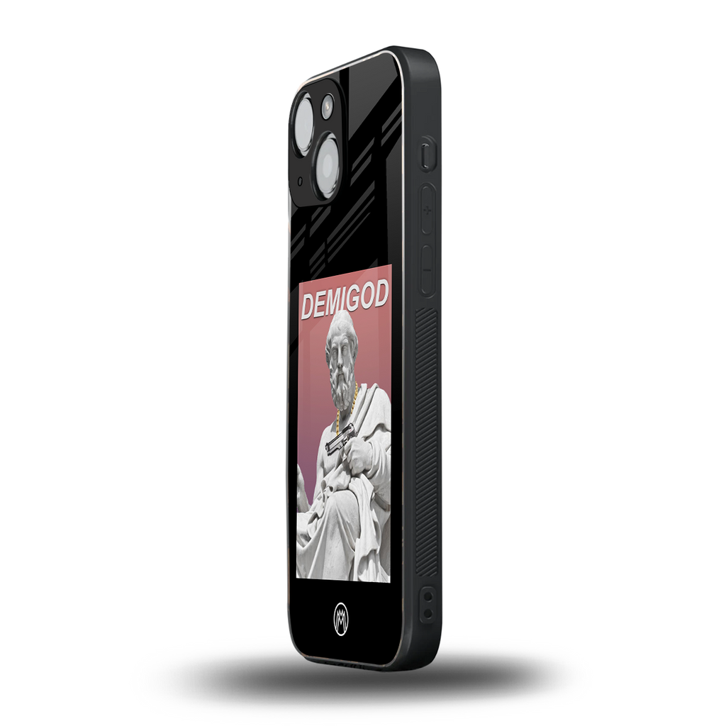 dope socerates back phone cover | glass case for iphone 13 mini