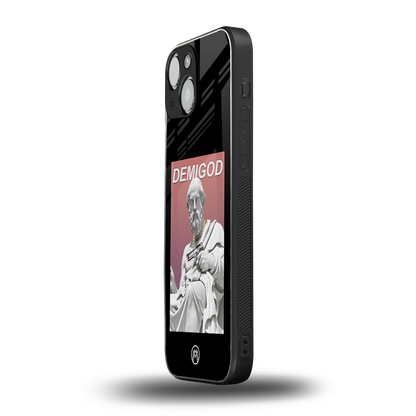 dope socerates back phone cover | glass case for iphone 13 mini