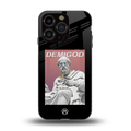 dope socerates back phone cover | glass case for iphone 13 pro