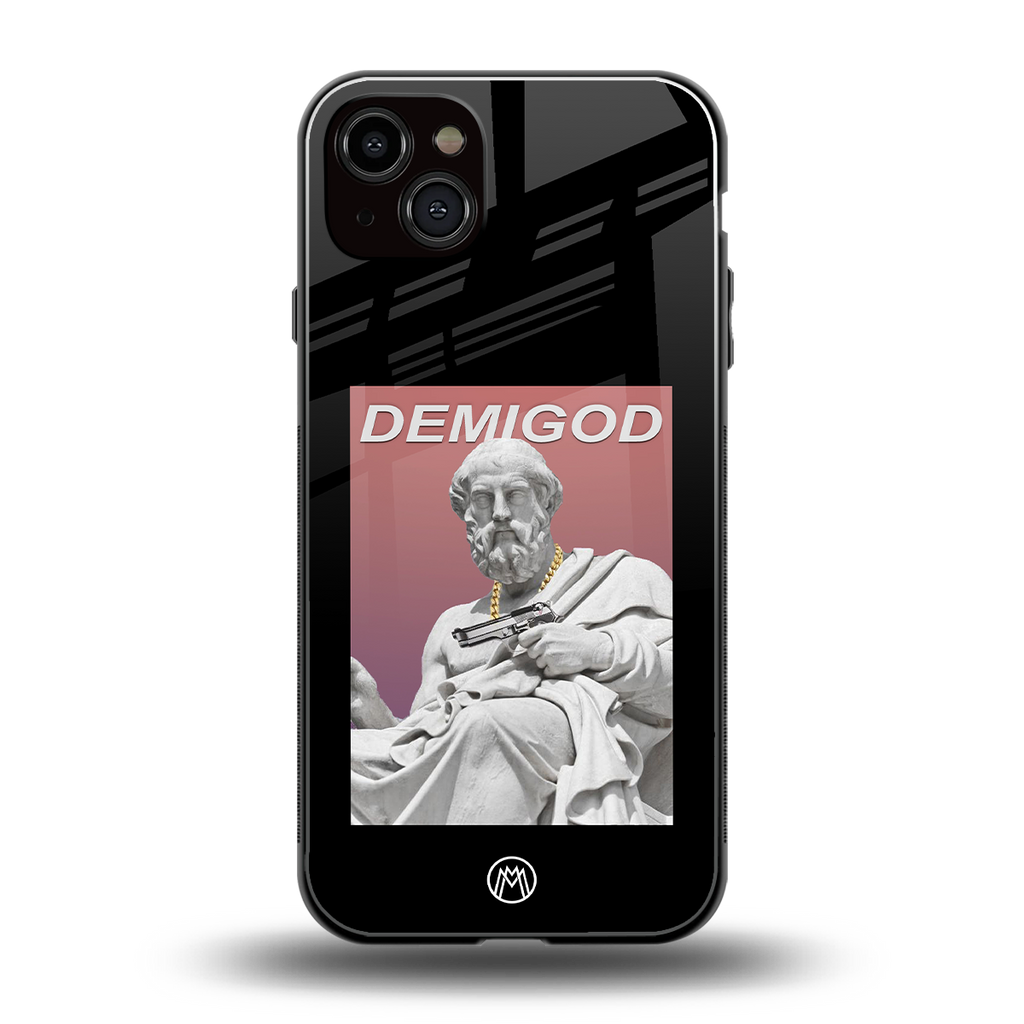 dope socerates back phone cover | glass case for iphone 14 plus