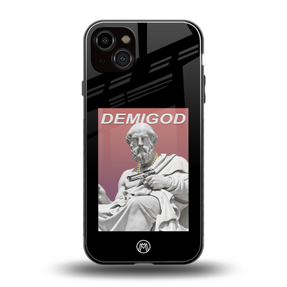 dope socerates back phone cover | glass case for iphone 14 plus