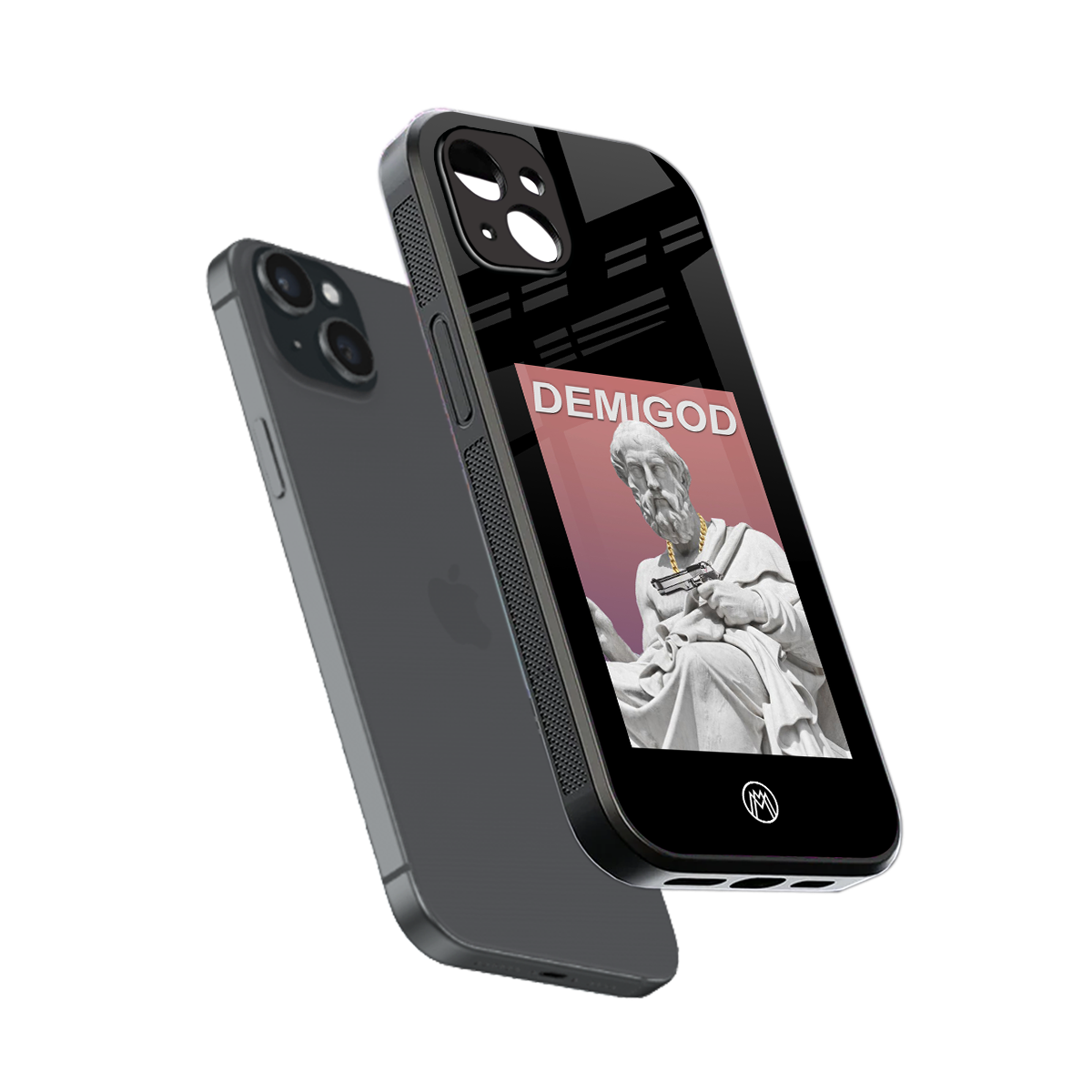 dope socerates back phone cover | glass case for iphone 15 plus